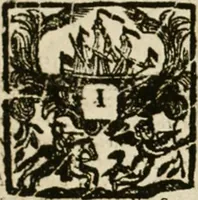 An illustration from Rhode Island imprints; a list of books, pamphlets, newspapers and broadsides printed at Newport, Providence, Warren, Rhode Island between 1727 and 1800 (1915)