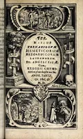 An illustration from Rhodologia, seu, Philosophico-medica generosae rosae descriptio : flosculis philosophicis, philolog. philiatr. arcanis politicis, chym. etc. adornata (1628)