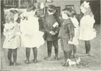 An illustration from Rhymes for little hands (1906)