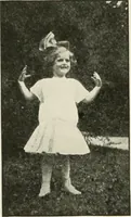 An illustration from Rhythmic action plays and dances; a book of original games and dances, arranged progressively, to Mother Goose and other action songs, with a teaching introductory; for the kindergarten, primary schools, playground and gymnasium (1915)