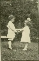An illustration from Rhythmic action plays and dances; a book of original games and dances, arranged progressively, to Mother Goose and other action songs, with a teaching introductory; for the kindergarten, primary schools, playground and gymnasium (1915)