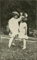 An illustration from Rhythmic action plays and dances; a book of original games and dances, arranged progressively, to Mother Goose and other action songs, with a teaching introductory; for the kindergarten, primary schools, playground and gymnasium (1915)