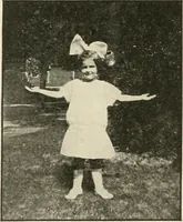 An illustration from Rhythmic action plays and dances; a book of original games and dances, arranged progressively, to Mother Goose and other action songs, with a teaching introductory; for the kindergarten, primary schools, playground and gymnasium (1915)