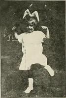 An illustration from Rhythmic action plays and dances; a book of original games and dances, arranged progressively, to Mother Goose and other action songs, with a teaching introductory; for the kindergarten, primary schools, playground and gymnasium (1915)