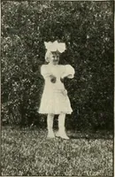 An illustration from Rhythmic action plays and dances; a book of original games and dances, arranged progressively, to Mother Goose and other action songs, with a teaching introductory; for the kindergarten, primary schools, playground and gymnasium (1915)