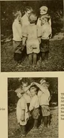An illustration from Rhythmic action plays and dances; a book of original games and dances, arranged progressively, to Mother Goose and other action songs, with a teaching introductory; for the kindergarten, primary schools, playground and gymnasium (1915)