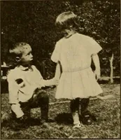 An illustration from Rhythmic action plays and dances; a book of original games and dances, arranged progressively, to Mother Goose and other action songs, with a teaching introductory; for the kindergarten, primary schools, playground and gymnasium (1915)
