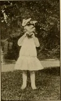 An illustration from Rhythmic action plays and dances; a book of original games and dances, arranged progressively, to Mother Goose and other action songs, with a teaching introductory; for the kindergarten, primary schools, playground and gymnasium (1915)