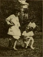 An illustration from Rhythmic action plays and dances; a book of original games and dances, arranged progressively, to Mother Goose and other action songs, with a teaching introductory; for the kindergarten, primary schools, playground and gymnasium (1915)