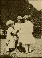 An illustration from Rhythmic action plays and dances; a book of original games and dances, arranged progressively, to Mother Goose and other action songs, with a teaching introductory; for the kindergarten, primary schools, playground and gymnasium (1915)