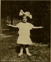 An illustration from Rhythmic action plays and dances; a book of original games and dances, arranged progressively, to Mother Goose and other action songs, with a teaching introductory; for the kindergarten, primary schools, playground and gymnasium (1915)