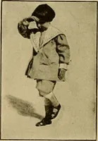 An illustration from Rhythmic action plays and dances; a book of original games and dances, arranged progressively, to Mother Goose and other action songs, with a teaching introductory; for the kindergarten, primary schools, playground and gymnasium (1915)