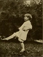 An illustration from Rhythmic action plays and dances; a book of original games and dances, arranged progressively, to Mother Goose and other action songs, with a teaching introductory; for the kindergarten, primary schools, playground and gymnasium (1915)