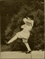 An illustration from Rhythmic action plays and dances; a book of original games and dances, arranged progressively, to Mother Goose and other action songs, with a teaching introductory; for the kindergarten, primary schools, playground and gymnasium (1915)