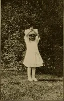 An illustration from Rhythmic action plays and dances; a book of original games and dances, arranged progressively, to Mother Goose and other action songs, with a teaching introductory; for the kindergarten, primary schools, playground and gymnasium (1915)