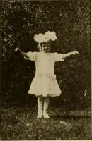 An illustration from Rhythmic action plays and dances; a book of original games and dances, arranged progressively, to Mother Goose and other action songs, with a teaching introductory; for the kindergarten, primary schools, playground and gymnasium (1915)