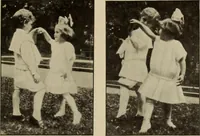 An illustration from Rhythmic action plays and dances; a book of original games and dances, arranged progressively, to Mother Goose and other action songs, with a teaching introductory; for the kindergarten, primary schools, playground and gymnasium (1915)