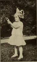 An illustration from Rhythmic action plays and dances; a book of original games and dances, arranged progressively, to Mother Goose and other action songs, with a teaching introductory; for the kindergarten, primary schools, playground and gymnasium (1915)