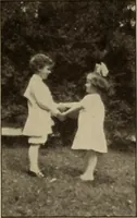 An illustration from Rhythmic action plays and dances; a book of original games and dances, arranged progressively, to Mother Goose and other action songs, with a teaching introductory; for the kindergarten, primary schools, playground and gymnasium (1915)