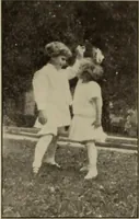 An illustration from Rhythmic action plays and dances; a book of original games and dances, arranged progressively, to Mother Goose and other action songs, with a teaching introductory; for the kindergarten, primary schools, playground and gymnasium (1915)