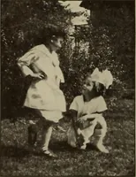 An illustration from Rhythmic action plays and dances; a book of original games and dances, arranged progressively, to Mother Goose and other action songs, with a teaching introductory; for the kindergarten, primary schools, playground and gymnasium (1915)