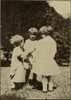 An illustration from Rhythmic action plays and dances; a book of original games and dances, arranged progressively, to Mother Goose and other action songs, with a teaching introductory; for the kindergarten, primary schools, playground and gymnasium (1915)