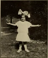 An illustration from Rhythmic action plays and dances; a book of original games and dances, arranged progressively, to Mother Goose and other action songs, with a teaching introductory; for the kindergarten, primary schools, playground and gymnasium (1915)