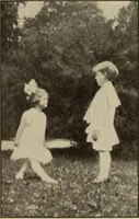 An illustration from Rhythmic action plays and dances; a book of original games and dances, arranged progressively, to Mother Goose and other action songs, with a teaching introductory; for the kindergarten, primary schools, playground and gymnasium (1915)