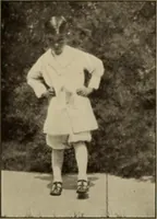An illustration from Rhythmic action plays and dances; a book of original games and dances, arranged progressively, to Mother Goose and other action songs, with a teaching introductory; for the kindergarten, primary schools, playground and gymnasium (1915)