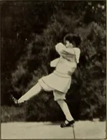 An illustration from Rhythmic action plays and dances; a book of original games and dances, arranged progressively, to Mother Goose and other action songs, with a teaching introductory; for the kindergarten, primary schools, playground and gymnasium (1915)