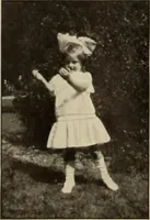 An illustration from Rhythmic action plays and dances; a book of original games and dances, arranged progressively, to Mother Goose and other action songs, with a teaching introductory; for the kindergarten, primary schools, playground and gymnasium (1915)