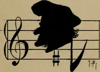 Picture 3 of 165 from Richard Wagner en caricatures : 130 reproductions de caricatures françaises, allemandes, anglaises, italiennes, portraits : autographes (lettre et musique) dessins originaux de J. Blass, Moloch et Tiret-Bognet (1892), leaf 10