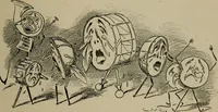 Picture 44 of 165 from Richard Wagner en caricatures : 130 reproductions de caricatures françaises, allemandes, anglaises, italiennes, portraits : autographes (lettre et musique) dessins originaux de J. Blass, Moloch et Tiret-Bognet (1892), leaf 118