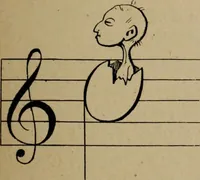 Picture 4 of 165 from Richard Wagner en caricatures : 130 reproductions de caricatures françaises, allemandes, anglaises, italiennes, portraits : autographes (lettre et musique) dessins originaux de J. Blass, Moloch et Tiret-Bognet (1892), leaf 12
