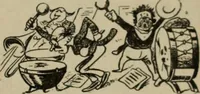 Picture 59 of 165 from Richard Wagner en caricatures : 130 reproductions de caricatures françaises, allemandes, anglaises, italiennes, portraits : autographes (lettre et musique) dessins originaux de J. Blass, Moloch et Tiret-Bognet (1892), leaf 128