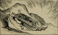 An illustration from Richard Wagner en caricatures : 130 reproductions de caricatures françaises, allemandes, anglaises, italiennes, portraits : autographes (lettre et musique) dessins originaux de J. Blass, Moloch et Tiret-Bognet (1892)
