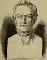An illustration from Richard Wagner en caricatures : 130 reproductions de caricatures françaises, allemandes, anglaises, italiennes, portraits : autographes (lettre et musique) dessins originaux de J. Blass, Moloch et Tiret-Bognet (1892)
