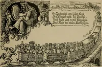 Picture 161 of 165 from Richard Wagner en caricatures : 130 reproductions de caricatures françaises, allemandes, anglaises, italiennes, portraits : autographes (lettre et musique) dessins originaux de J. Blass, Moloch et Tiret-Bognet (1892), leaf 326