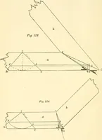 An illustration from Richey's guide and assistant for carpenters and mechanics : a work of practical information, giving almost every geometrical and practical problem likely to arise in the work of the carpenter, and quick and easy methods for their solution : the use of the steel square, etc., tables showing strength and weight of materials, methods of framing, useful recipes, etc., etc. (1894)