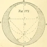 An illustration from Richey's guide and assistant for carpenters and mechanics : a work of practical information, giving almost every geometrical and practical problem likely to arise in the work of the carpenter, and quick and easy methods for their solution : the use of the steel square, etc., tables showing strength and weight of materials, methods of framing, useful recipes, etc., etc. (1894)