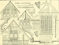 An illustration from Richey's guide and assistant for carpenters and mechanics : a work of practical information, giving almost every geometrical and practical problem likely to arise in the work of the carpenter, and quick and easy methods for their solution : the use of the steel square, etc., tables showing strength and weight of materials, methods of framing, useful recipes, etc., etc. (1894)