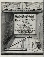 Picture 1 of 4 from Richtige Anweisung und Vorstellung eines sonderbahrn und nützlichen Instrument zur Architectur : damit die fünff Säulen, auch aller Sorten Stück und Mörssner : ingleichen allerley Bilder und andere Sachen mit leichter Mühe in rechter Proportion zu vergrössern oder zu verkleinern sind ... (1673), leaf 4