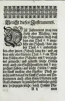 An illustration from Richtige Anweisung und Vorstellung eines sonderbahrn und nützlichen Instrument zur Architectur : damit die fünff Säulen, auch aller Sorten Stück und Mörssner : ingleichen allerley Bilder und andere Sachen mit leichter Mühe in rechter Proportion zu vergrössern oder zu verkleinern sind ... (1673)