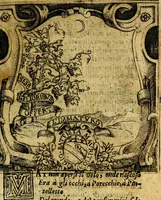 An illustration from Ricreationi amorose de gli Academici Gelati de Bologna (1590)