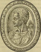 An illustration from Rime di Gio. Paolo Lomazi milanese pittore diuise in sette libri : nelle quali ad imitatione de i Grotteschi vsati da'pittori, ha cantato le lodi di Dio & de le cose sacre, di prencipi, di signori, & huomini letterati, di pittori, scoltori, & architetti : et poi studiosamente senza alcun certo ordine, e legge accoppiato insieme vari & diuersi concetti tolti da filosofi, historici, poeti, & da altri scrittori : dove si viene a dimostrare la diversità de gli studi, inclinationi, costumi, & capricci de gli huomini di qualunque stato & professione ; et però intitolate grotteschi, non solo deletteuoli per la varietà de le inuentioni, mà vtili ancora per la moralità che vi si contiene : con la vita del avttore descritta da lui stesso in rime sciolte (1587)