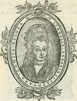 An illustration from Rime d'Isabella Andreini Padouana comica gelosa (1601)
