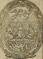 An illustration from Il riposo di Raffaello Borghini, in cvi della pittvra, e della scultura si fauella, de' piu illustri pittori, e scultori, e delle piu famose opere loro si fa mentione; e le cose principali appartenenti à dette arti s'insegnano (1584)