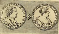 An illustration from Ritratti di alcuni celebri pittori del secolo XVII (1731)
