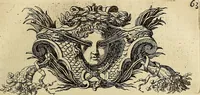 An illustration from Ritratti di alcuni celebri pittori del secolo XVII (1731)