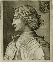 An illustration from Ritratti et elogii di capitani illustri (1635)